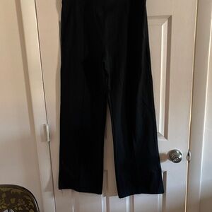 Chic Black Wide Leg Women's Pants